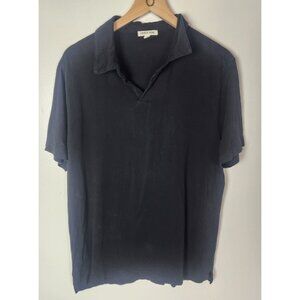 Forty Five Men's Sz. L Black Polo Short Sleeve Shirt
